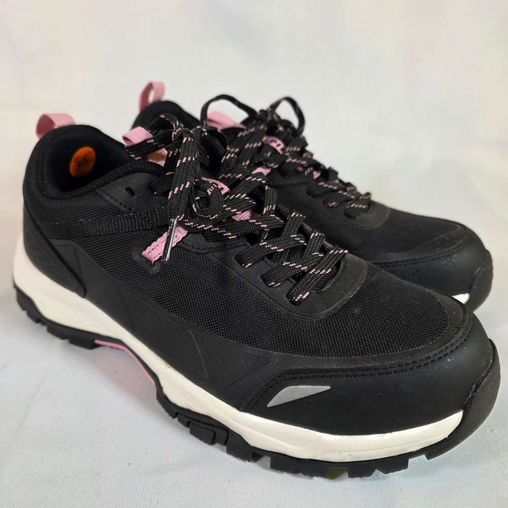 SPIEZ Womens 8.5 Composite Toe Safety Shoes Black Work Puncture Resistant